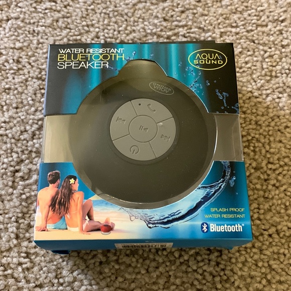Other - Aqua Sound bluetooth speaker water resistant - NWOT